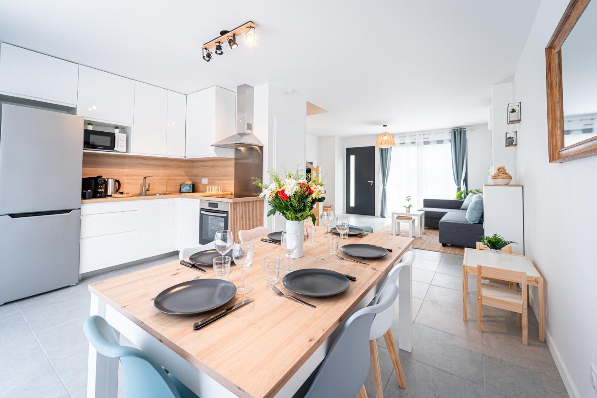 Le Cool Plex Duplex Avec Jardin, Disney 10Mn Esbly Eksteriør bilde