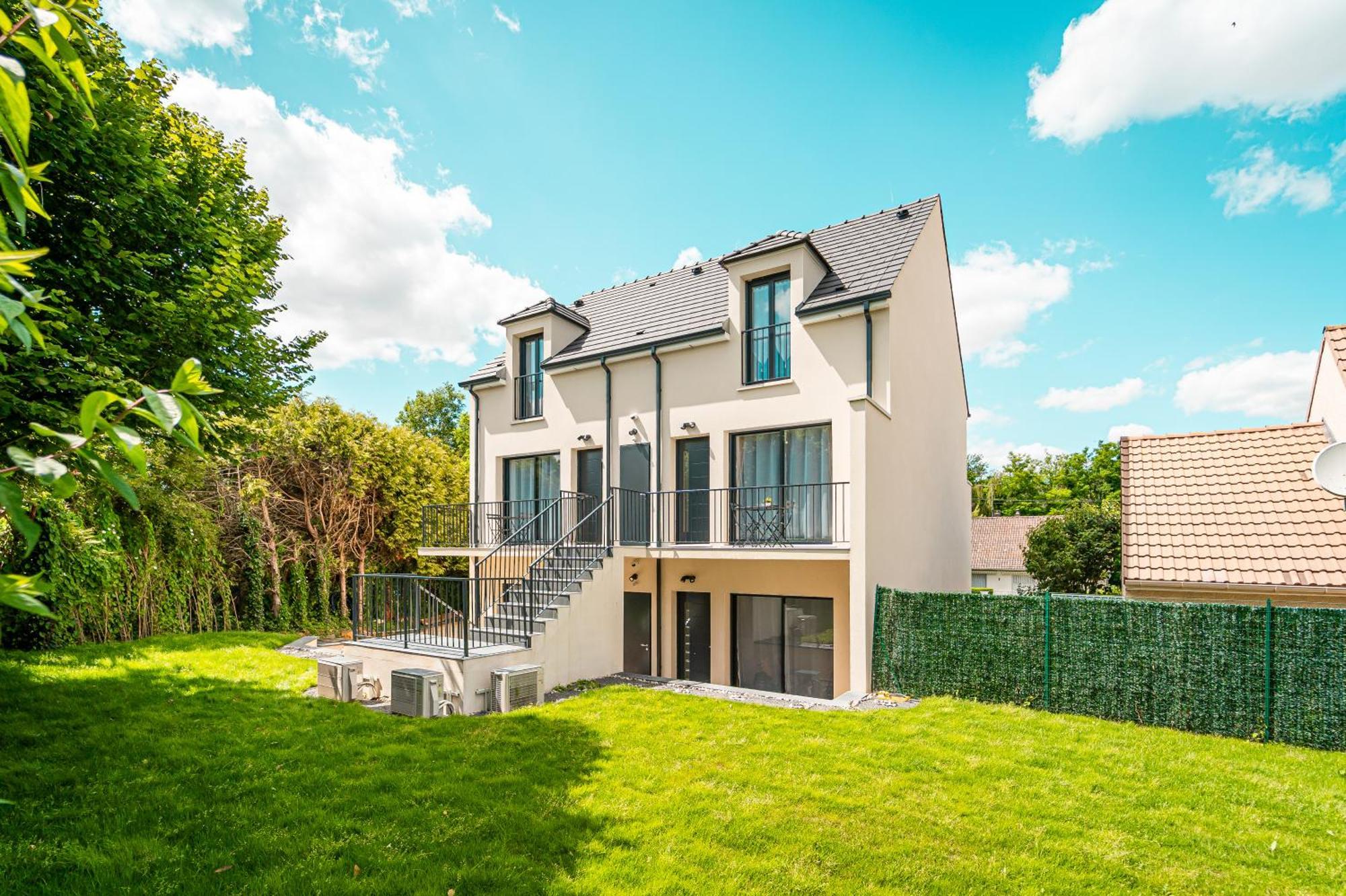 Le Cool Plex Duplex Avec Jardin, Disney 10Mn Esbly Eksteriør bilde