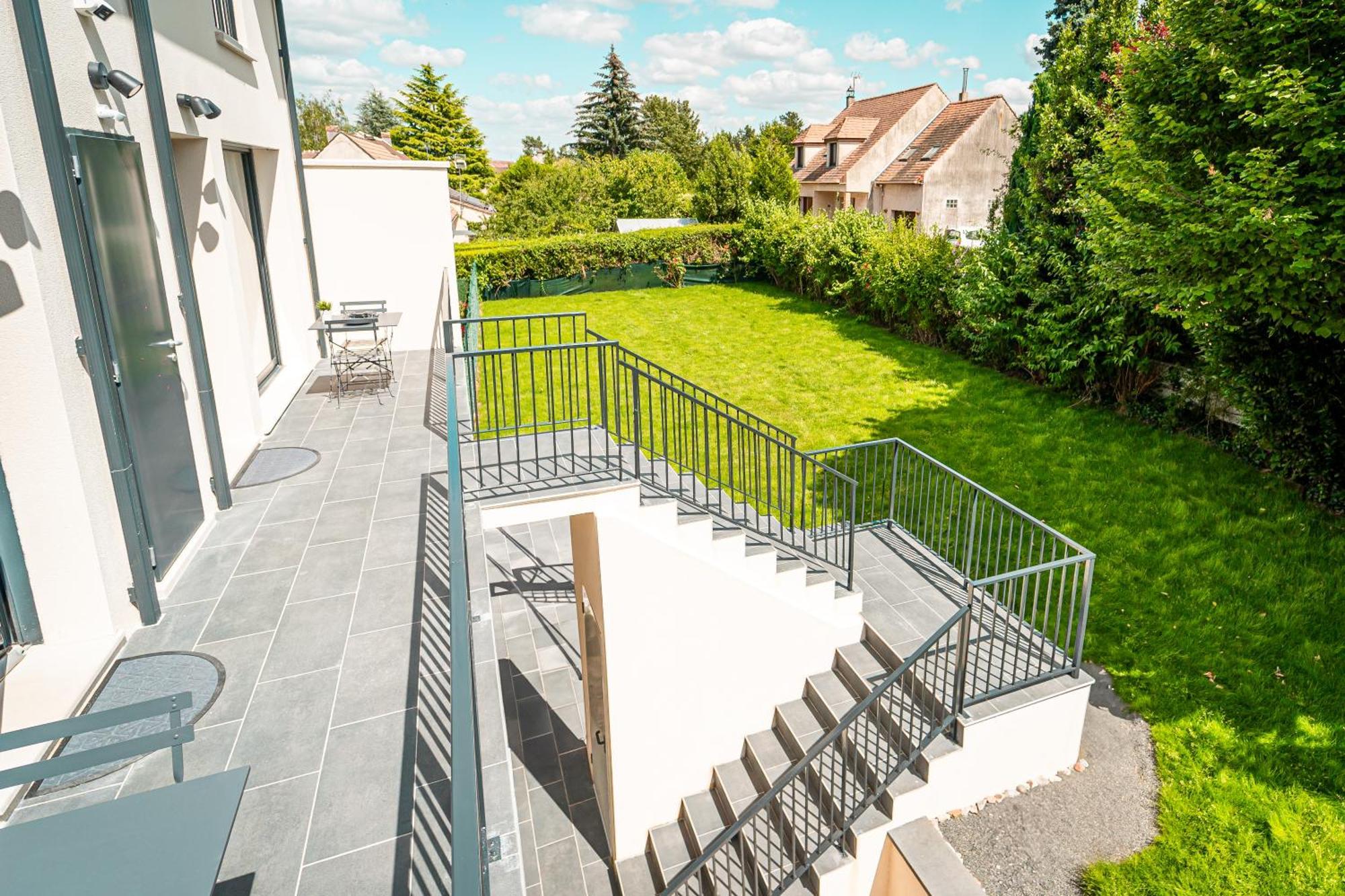 Le Cool Plex Duplex Avec Jardin, Disney 10Mn Esbly Eksteriør bilde